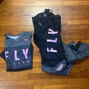Fly Racing Womens Jersey Pant and Glove set